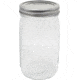 Roots &amp; Harvest Canning Jar, Quart Wide Mouth 12 pack, Glass, 1647