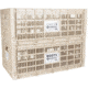 Roots &amp; Harvest Collapsible Egg Crate, Tan, 25 x 13 x 10-1/4in, 1707