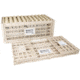 Roots &amp; Harvest Collapsible Egg Crate, Tan, 25 x 13 x 10-1/4in, 1707