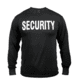 Rothco 2-Sided Security Long Sleeve T-Shirt, Small, 60222-S