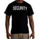 Rothco 2-Sided Security T-Shirt w/US Flag On Sleeve - Mens, Black, Small, 11040-S