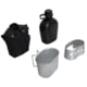 Rothco 4 Piece Canteen Kit w/Cover &amp; Aluminum Cup &amp; Stove / Stand, Black, 1144-Black