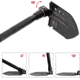 Rothco 8-in-1 Multi-Tool Survival Shovel / Portable Camping Entrenching Tool - Stainless Steel, 10156