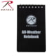 Rothco All Weather Waterproof Side Spiral Notebook, 3x5in, Black, 47000-Black-3x5