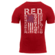 Rothco Athletic Fit R.E.D. / Remember Everyone Deployed T-Shirt, Mens, Red, Small, 1182-823