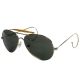 Rothco Aviator Air Force Style Sunglasses, Green, Military Printed Case and Box, 10200-Green-MilitaryPrintedCaseBox