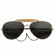 Rothco Aviator Air Force Style Sunglasses, Smoke, Military Printed Case and Box, 10200-Smoke-MilitaryPrintedCaseBox