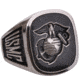 Rothco Black Onyx Military Ring, Black, 13, 846-131