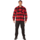 Rothco Buffalo Plaid Quilted Lined Jacket - Mens, Red, Small, 10146-S