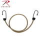 Rothco Bungee Shock Cords, AR 670-1 Coyote Brown, 10135-AR670-1CoyoteBrown-30Inches