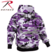 Rothco Camo Pullover Hooded Sweatshirt, Ultra Violet Camo, XL, 4790-UltraVioletCamo-XL