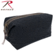 Rothco Canvas &amp; Leather Travel Kit, Black, 9688-Black