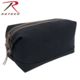 Rothco Canvas &amp; Leather Travel Kit, Black, 9688-Black