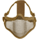 Rothco Carbon Steel Half Face Mask, Coyote Brown, 85770-CoyoteBrown