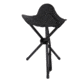 Rothco Collapsible Stool With Carry Strap, Black, 4584-Black