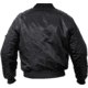 Rothco Concealed Carry MA-1 Flight Jacket, Black, Small, 77350-Black-S