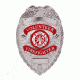 Rothco Deluxe Fire Department Badge, Silver, 1928-Silver