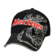 Rothco Deluxe Marines G&amp;A Low Profile Insignia Cap, Black, 9794-Black