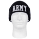 Rothco Deluxe Military Embroidered Watch Cap, Black/White, 5342-BlackWhite-Security