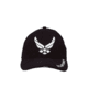 Rothco Deluxe U.S. Air Force Wing Low Profile Insignia Cap, Black, 9384-Black