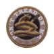 Rothco Dont Tread On Me Round Morale Patch, Bulk Packaging, 73193-BulkPackaging
