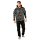 Rothco Every Day Pullover Hooded Sweatshirt, Black Camo, Extra Large, 42080-XL