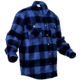 Rothco Extra Heavyweight Buffalo Plaid Flannel Shirts, Blue Plaid, Small, 4739-BluePlaid-S