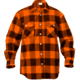 Rothco Extra Heavyweight Buffalo Plaid Flannel Shirts, Orange Plaid, Small, 4672-OrangePlaid-S