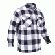 Rothco Extra Heavyweight Buffalo Plaid Sherpa-lined Flannel Shirts, White, M, 3739-White-M