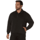 Rothco Firefighter / EMS Quarter Zip Job Shirt, Black, Small, 7650-Black-S