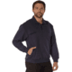 Rothco Firefighter / EMS Quarter Zip Job Shirt, Midnight Navy Blue, Small, 7750-MidnightNavyBlue-S