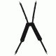 Rothco GI Type Enhanced H Style LC-1 Suspenders, Black, 40050-Black