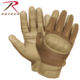 Rothco Hard Knuckle Cut and Fire Resistant Gloves, Coyote Brown, Small, 2807-CoyoteBrown-S