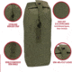 Rothco Heavyweight Top Load Canvas Duffle Bag, Olive Drab, 30 x 50, 3497
