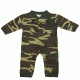 Rothco Infant Camo Long Sleeve and Leg One-piece Bodysuit, Woodland Camo, 3-6 Months, 67057-WoodlandCamo-3-6Months