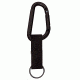 Rothco Jumbo 80MM Carabiner With Web Strap Key Ring, Black, 291-Black