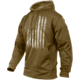Rothco U.S. Flag Concealed Carry Hoodie - Men's, Coyote Brown, Extra Large, 8081-CoyoteBrown-XL