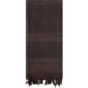 Rothco Lightweight Shemagh Tactical Desert Keffiyeh Scarf, Black/Brown, 4537-BlackBrown