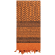 Rothco Lightweight Shemagh Tactical Keffiyeh Scarf, Black/Orange, 4537-BlackOrange
