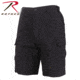 Rothco Lightweight Tactical BDU Shorts, Black, XL, 3651-Black-XL