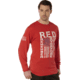 Rothco Long Sleeve R.E.D. Remember Everyone Deployed Athletic Fit T-Shirt - Mens, Red, Large, 11820-Red-L