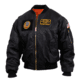 Rothco MA-1 Flight Jacket with Patches, Black, Extra Small, 7250-Black-XS