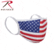 Rothco American Flag Reusable 3-Layer Face Mask, Polyester, Small/Medium, Red/White/Blue, 11280-RedWhiteBlue-SM