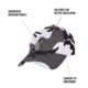 Rothco Midnight Camo Low Profile Caps, Midnight Black Camo, One Size, 613902034273