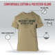 Rothco Military Grade Workwear Graphic T-Shirt, Coyote Brown, S, 11345-CoyoteBrown-S