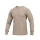 Rothco Moisture Wicking Long Sleeve T-Shirt, Desert Sand, Extra Large, 43880-DesertSand-XL