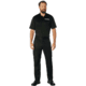 Rothco Moisture Wicking Security Polo Shirt - Mens, Black w/White Lettering, S, 3216-Sm