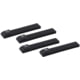 Rothco 4 Pack MOLLE Replacement Straps, 4 Pack, Black, 1609-Black