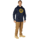 Rothco Navy Emblem Pullover Hooded Sweatshirt - Mens, Navy Blue, Small, 20570-NavyBlue-S