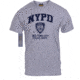 Rothco Officially Licensed NYPD Physical Training T-Shirt, Mens, Grey, Medium, 6650-519